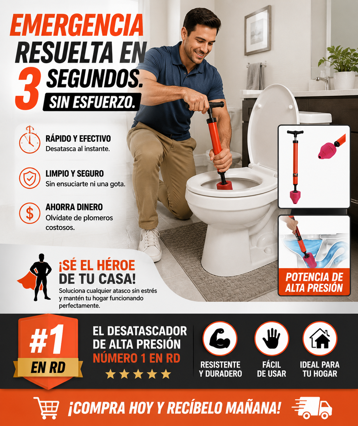 Destapador de inodoro